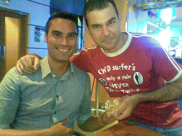 Entrega de premio Entrega del premio al campeón absoluto de la liguilla